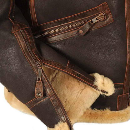 OLIVYER | Chaqueta clásica de piloto