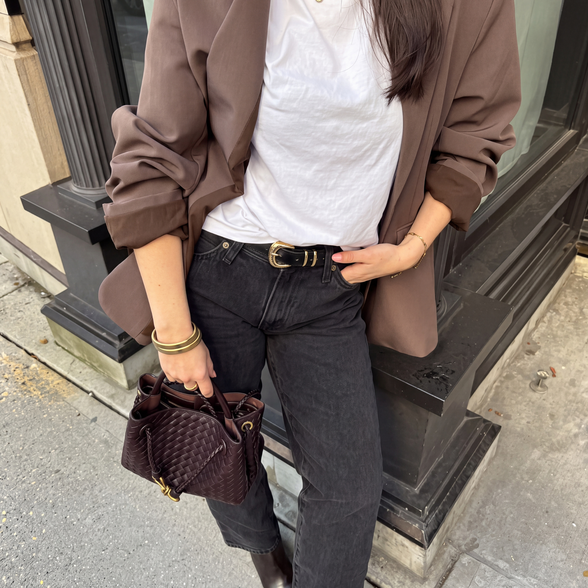 Bolso Sage de Cuero