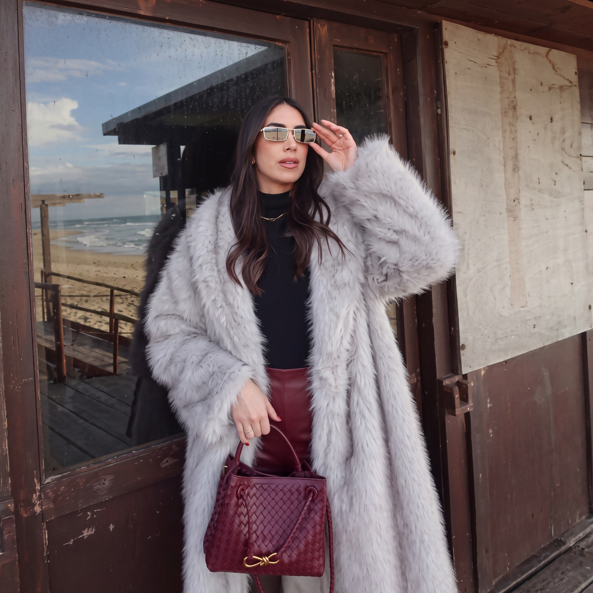 Bolso Sage de Cuero