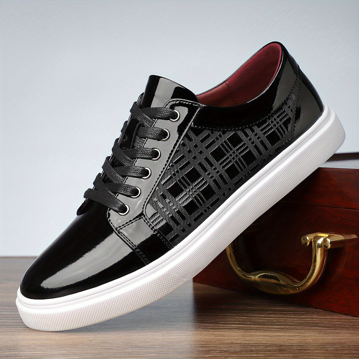 SANDRO | Zapatillas elegantes de cuero