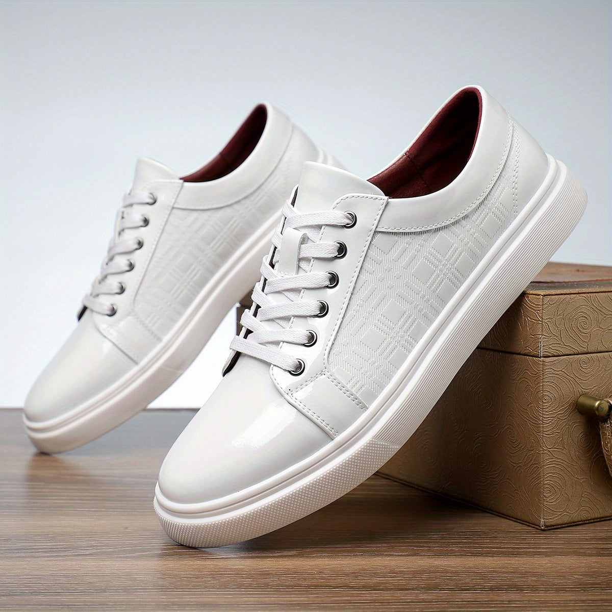 SANDRO | Zapatillas elegantes de cuero