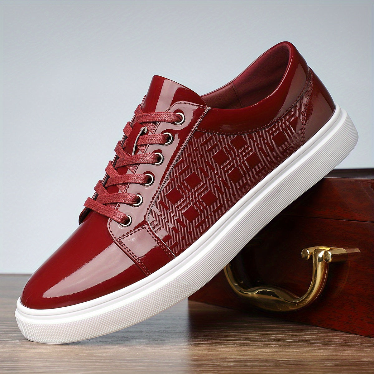 SANDRO | Zapatillas elegantes de cuero