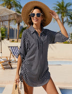 Megan | Camisa de playa ligera con cintura ajustable