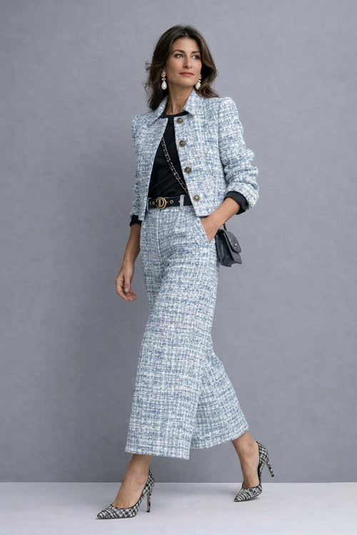 AZAHARA | Conjunto de Tweed de Dos Piezas