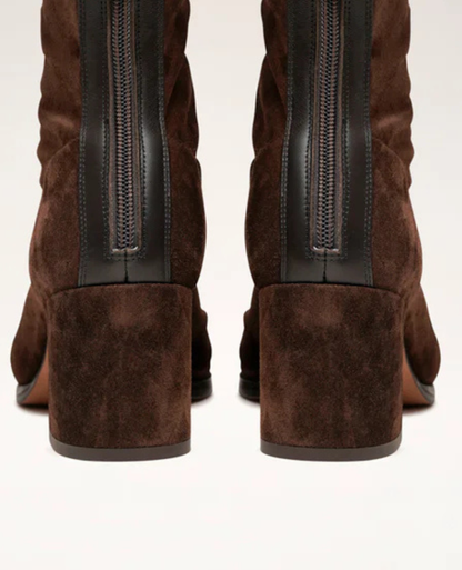 Donatella™ | Botines con Tacón de Punta Cuadrada