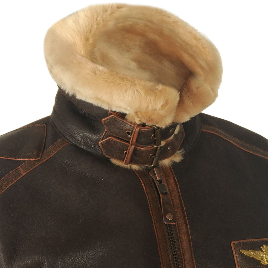 OLIVYER | Chaqueta clásica de piloto