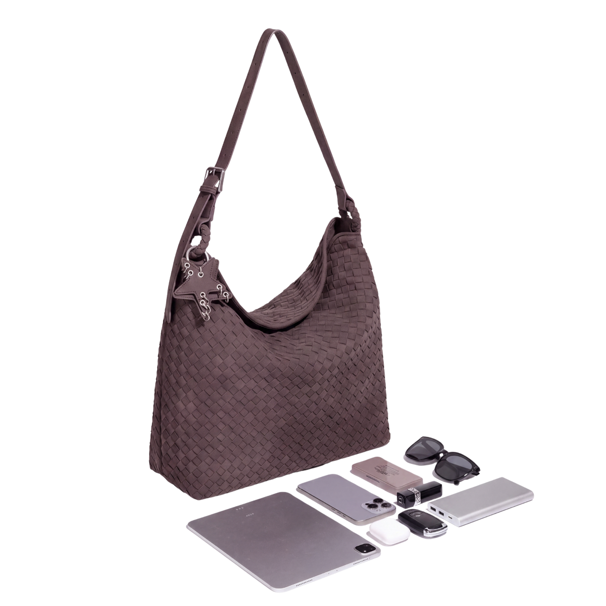 Bolso Tote Capri de Gamuza