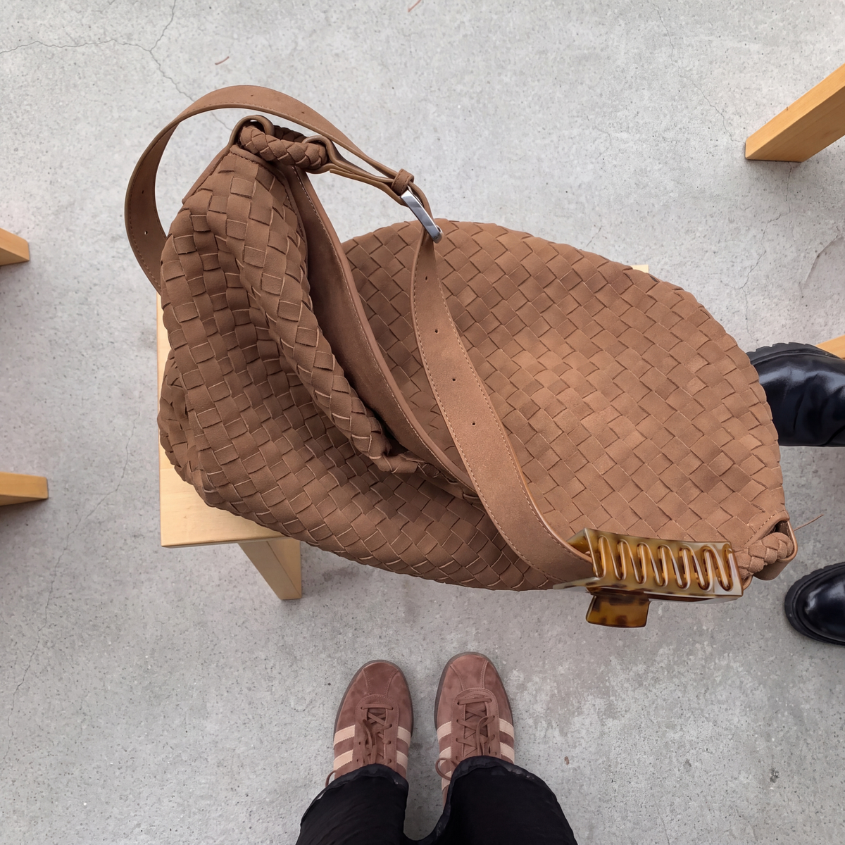 Bolso Tote Capri de Gamuza