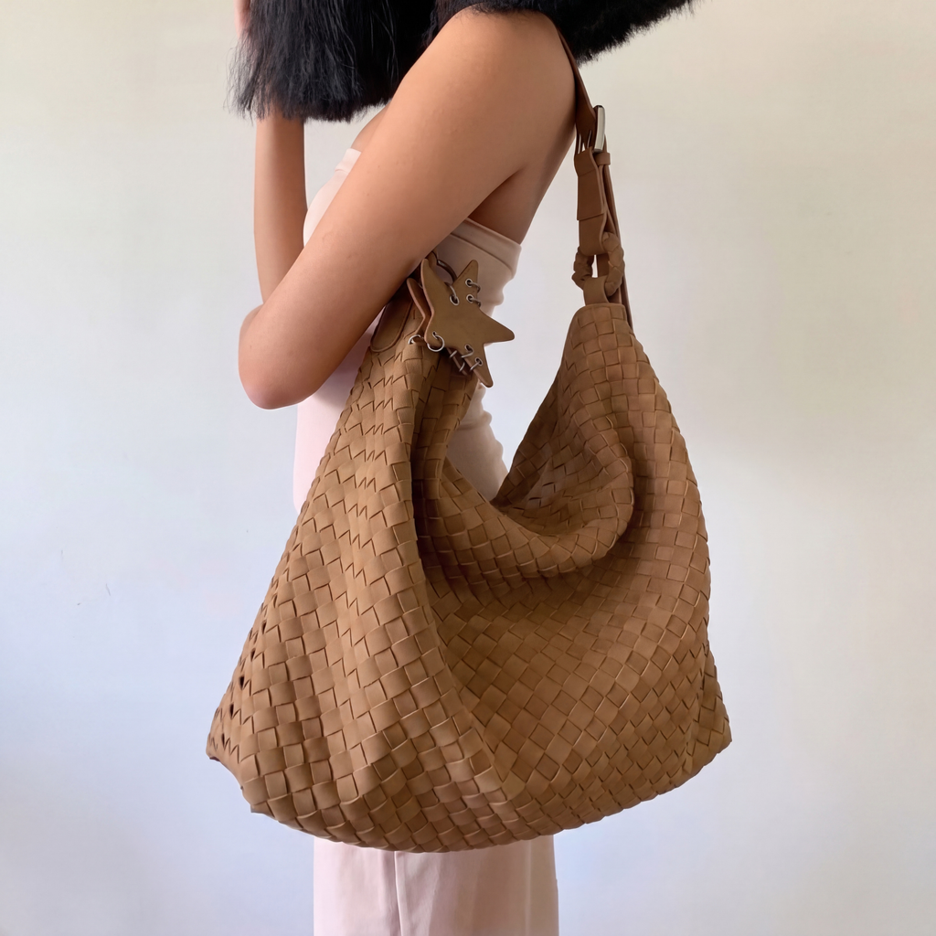 Bolso Tote Capri de Gamuza