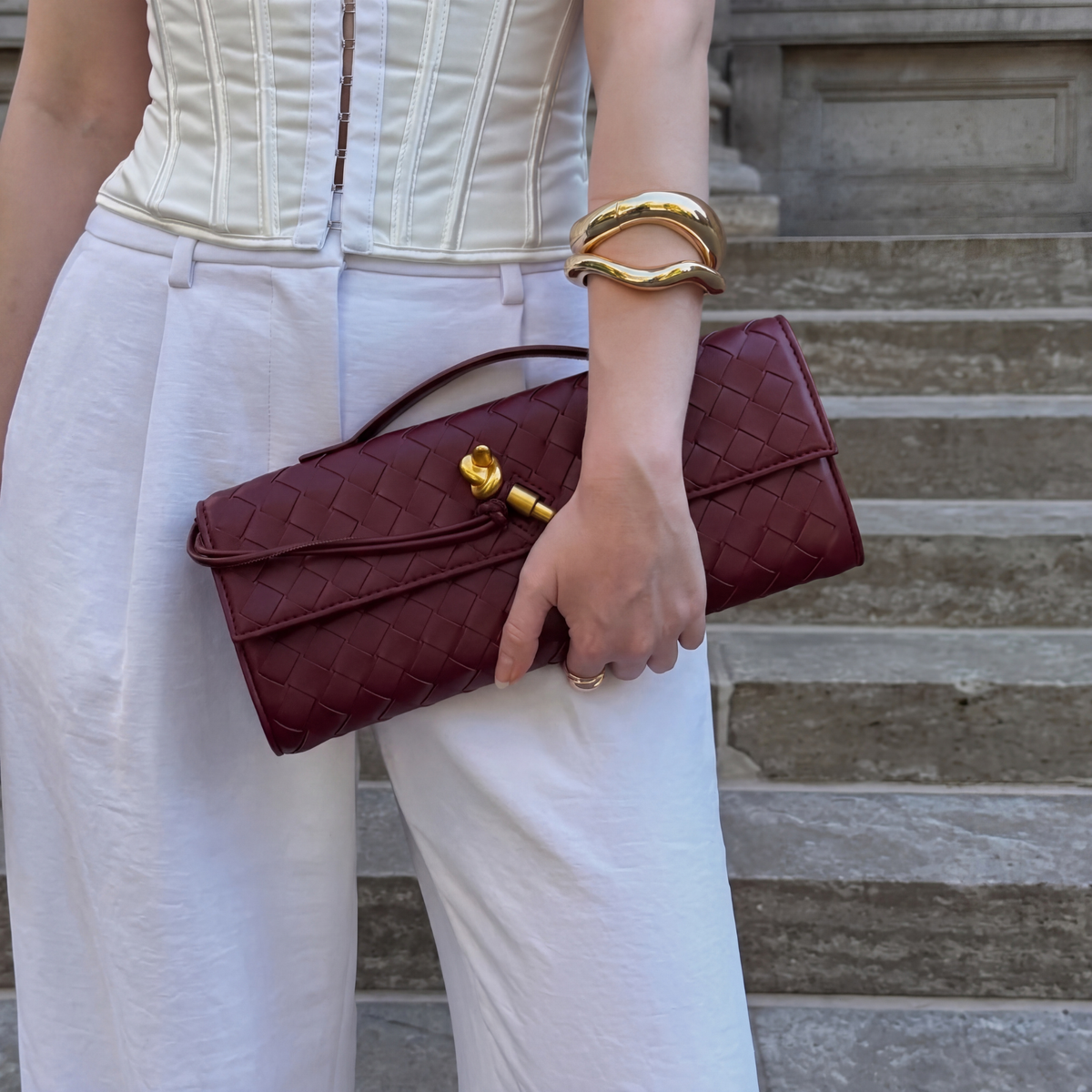 Bolso de Mano Margo de Cuero