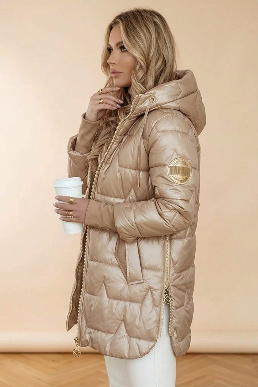 EVRA™ Abrigo Bestseller largo acolchado