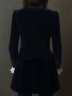CHIARA | Chaqueta Larga Bordada Vintage
