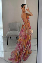 GISELLA | Maxi vestido encantador con estampado floral