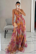 GISELLA | Maxi vestido encantador con estampado floral