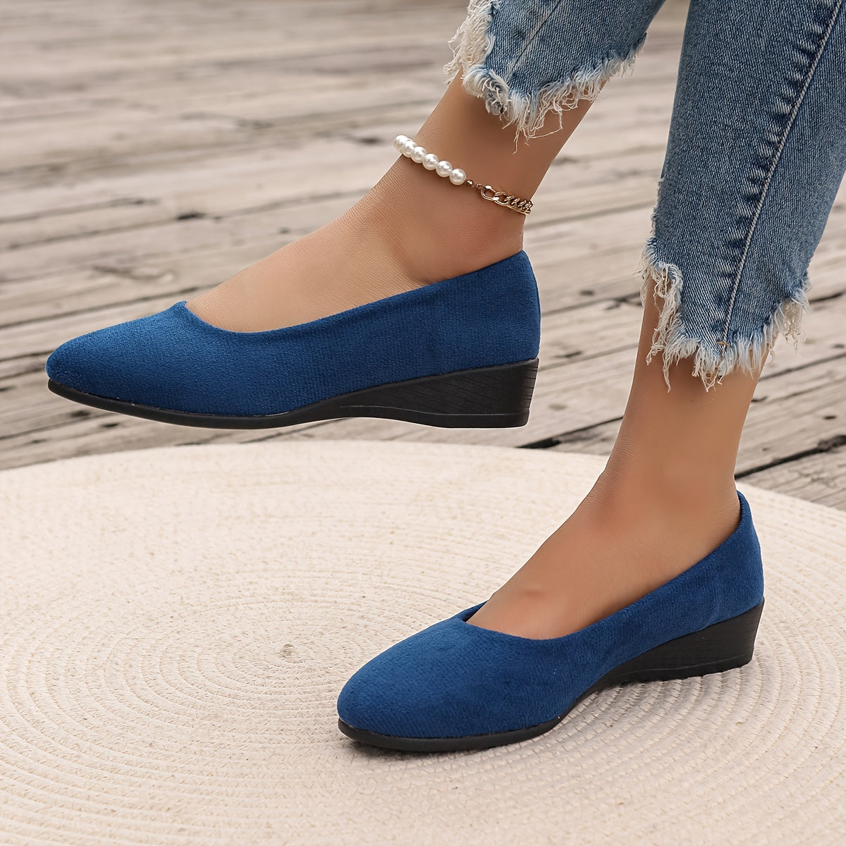 CHARLOTTE'™|BALLERINA CON CUÑA CÓMODA
