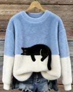 HELEN™ | Suéter oversize de gato elegante