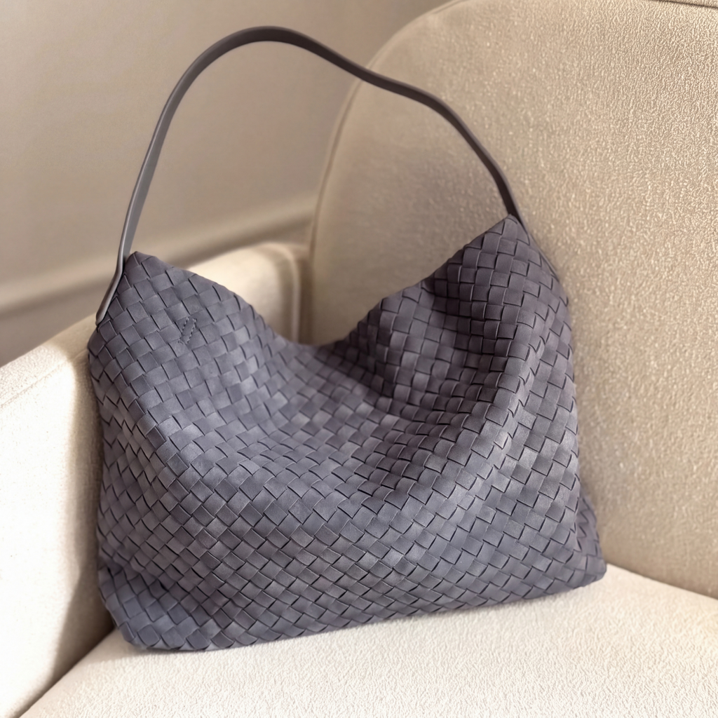 Bolso Tote Brielle de Gamuza