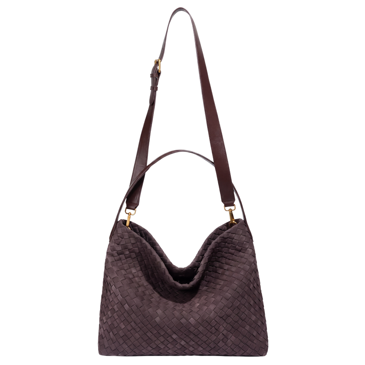 Bolso Tote Brielle de Gamuza
