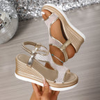 ELISABETTA|SANDALIAS ORTOPÉDICAS CON CUÑA
