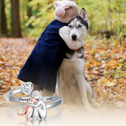 Anillo ajustable “Siempre en mi corazón”
