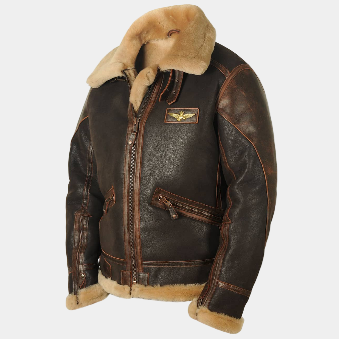 OLIVYER | Chaqueta clásica de piloto