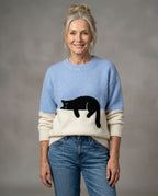HELEN™ | Suéter oversize de gato elegante