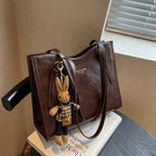 LENNA | Bolso de hombro vintage de piel vegana