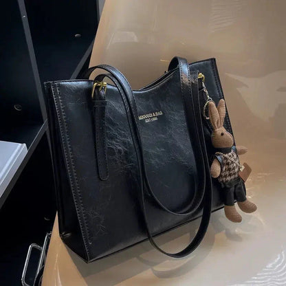 LENNA | Bolso de hombro vintage de piel vegana