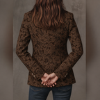 LORETTA | Blazer Jacquard en Cachemira Ajustado