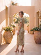 JULIA | Vestido elegante en tejido ligero y fluido
