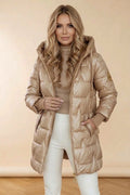 EVRA™ Abrigo Bestseller largo acolchado