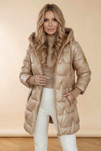 EVRA™ Abrigo Bestseller largo acolchado
