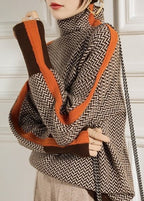 LIBRA | Jersey de cuello alto con rayas en contraste