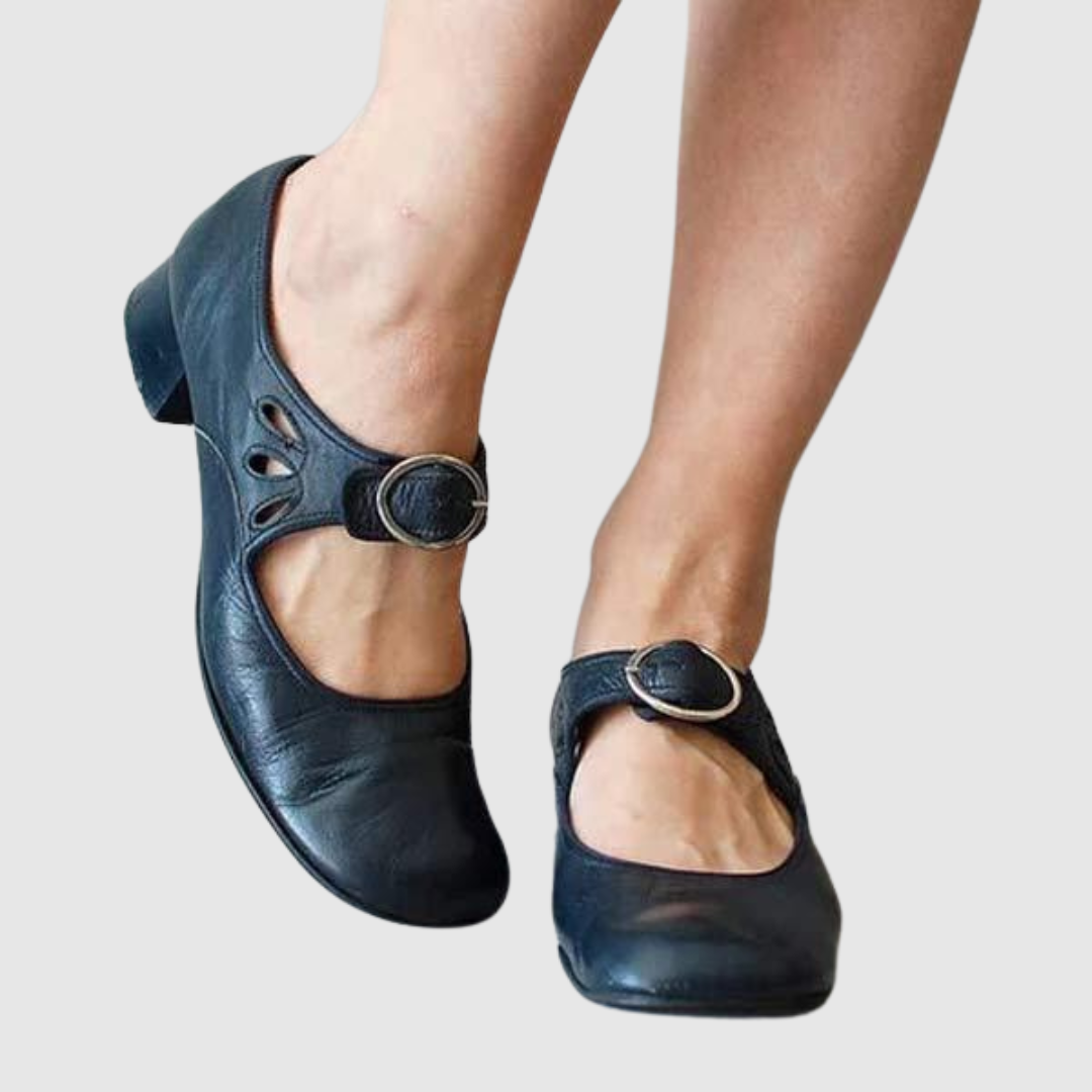 Natasha - Zapatos de cuero Mary Jane