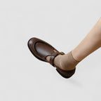 Avery - Zapatos ortopédicos Mary Jane con punta cuadrada