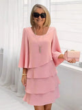 CATHERINE | Vestido con Volantes de Confort Elegante