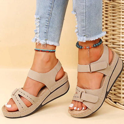 Sandalias Ortopédicas Cómodas con Cuña