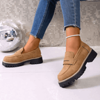 ALEXIA | Mocasines con plataforma de estilo universitario