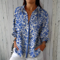 Isabella | Blusa de Jardín Azul
