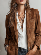 AURORA | Blazer Vintage Marrón