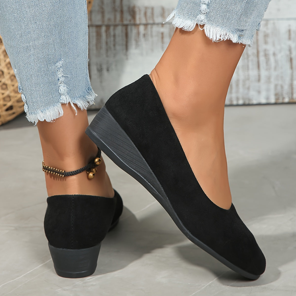 CHARLOTTE'™|BALLERINA CON CUÑA CÓMODA