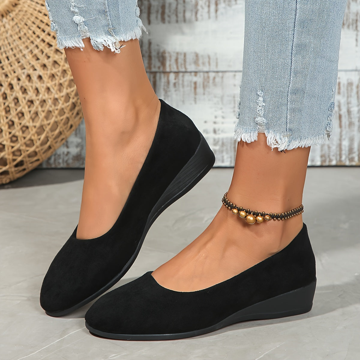 CHARLOTTE'™|BALLERINA CON CUÑA CÓMODA