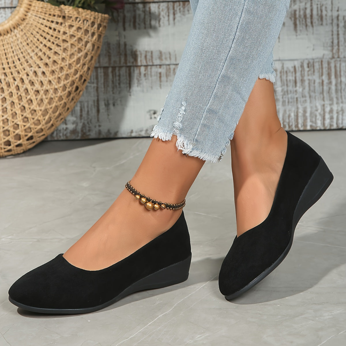 CHARLOTTE'™|BALLERINA CON CUÑA CÓMODA