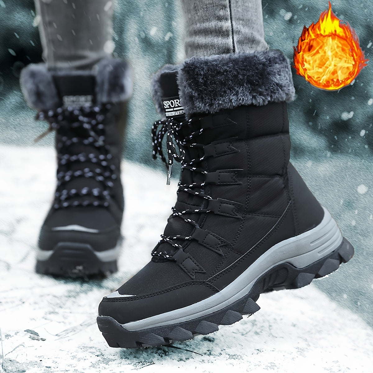 JAIMIE™|BOTAS DE INVIERNO DE CUERO