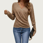 CLARISSA | Top cruzado con escote en V