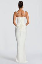LEONOR | Vestido maxi de escote cuadrado
