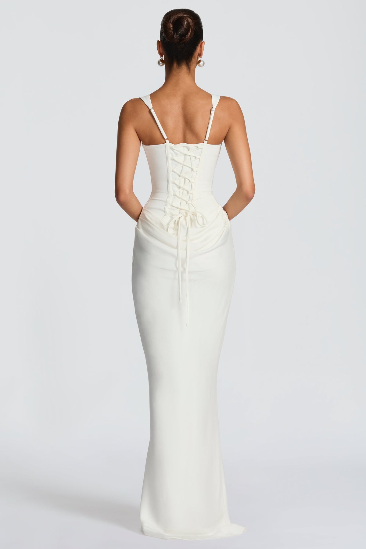 LEONOR | Vestido maxi de escote cuadrado