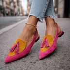 ELENA | Sandalias con tiras y pompones