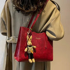 LENNA | Bolso de hombro vintage de piel vegana