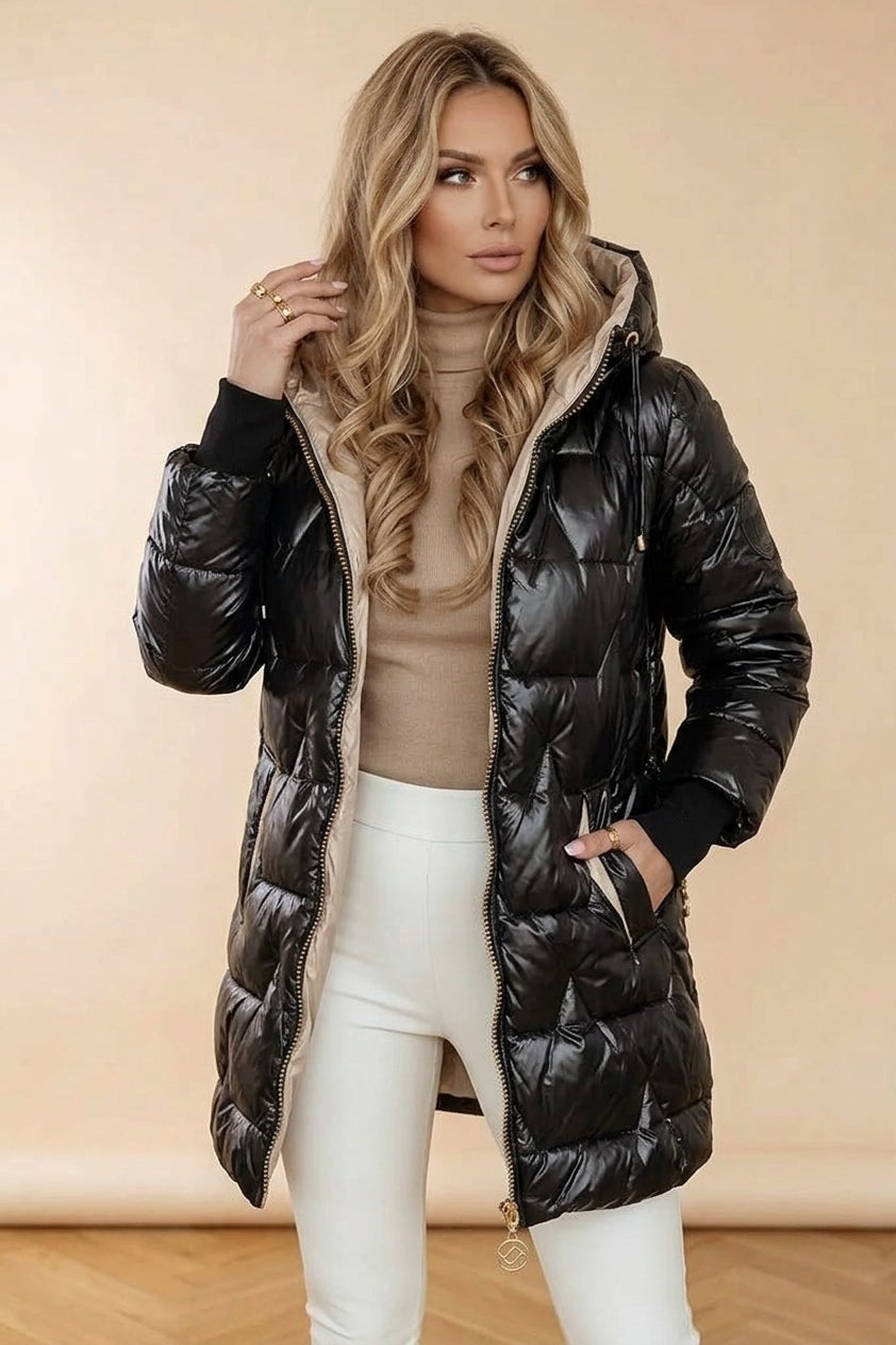 EVRA™ Abrigo Bestseller largo acolchado